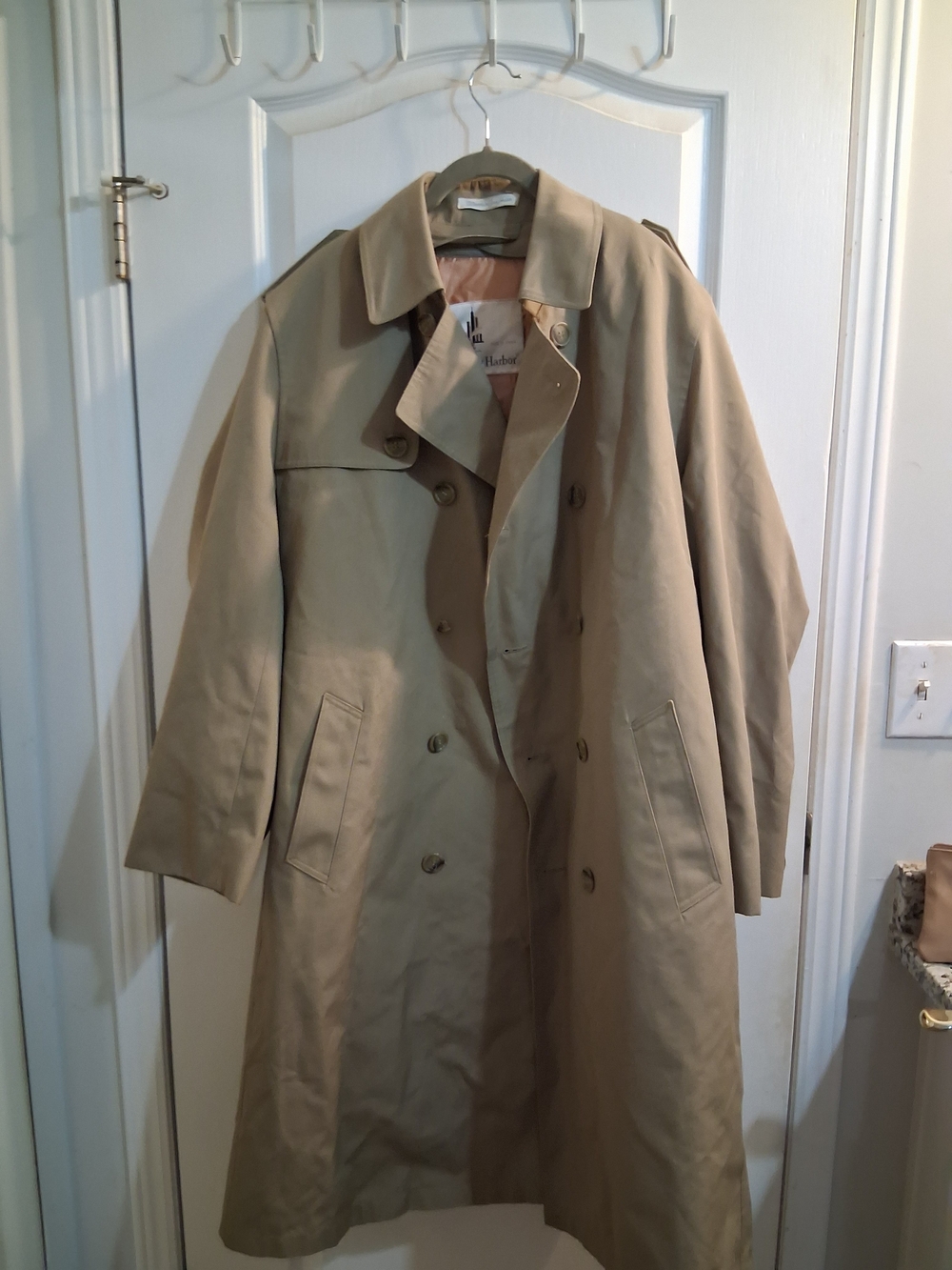 Vintage Misty Harbor Beige Trench Coat